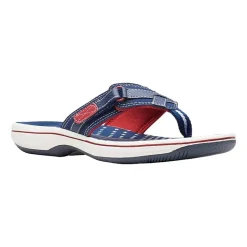 Clarks Cloudsteppers Womens Breeze Sea Flip-Flops