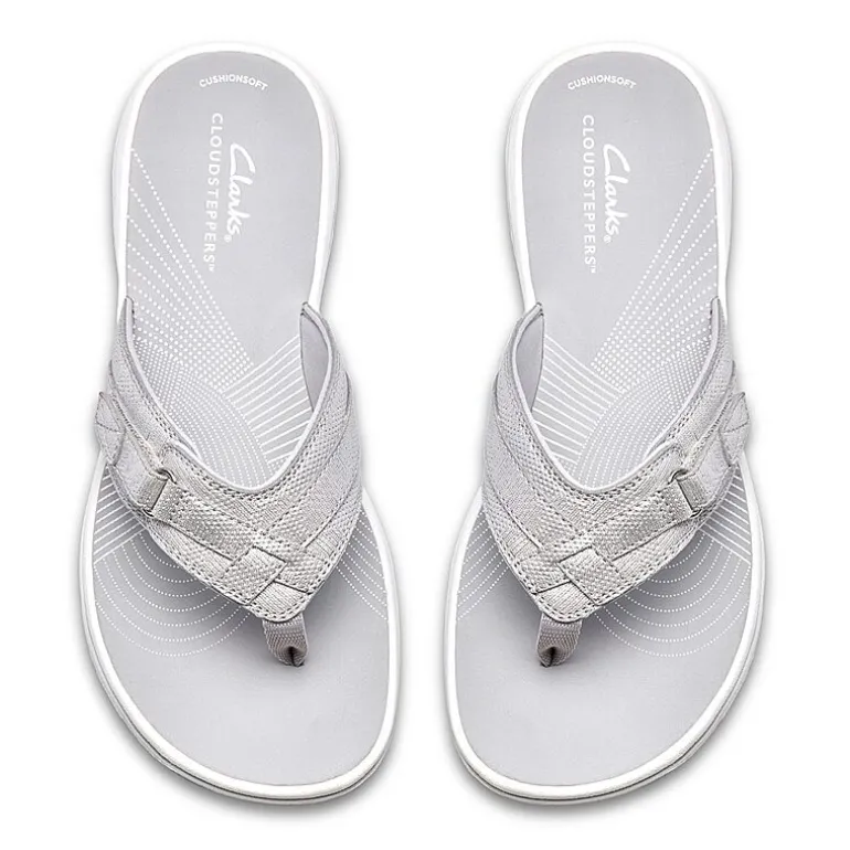 Clarks Cloudsteppers Womens Breeze Sea Flip-Flops