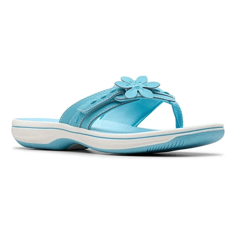 Clarks Cloudsteppers Womens Breeze Opal Flip-Flops