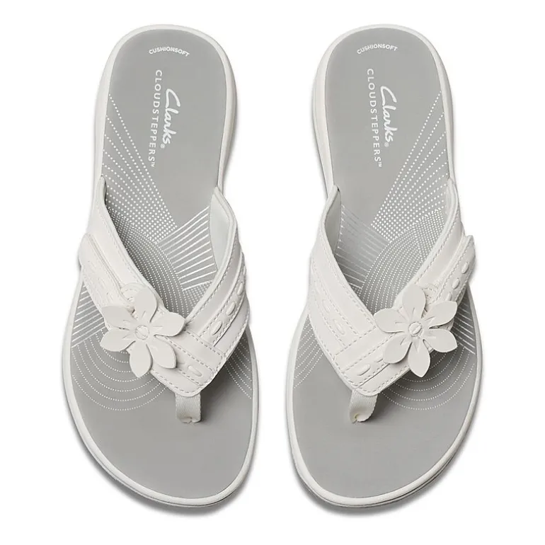 Clarks Cloudsteppers Womens Breeze Opal Flip-Flops