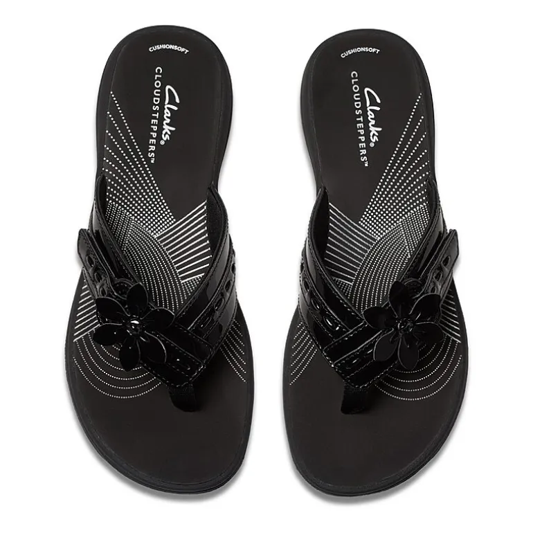 Clarks Cloudsteppers Womens Breeze Opal Flip-Flops