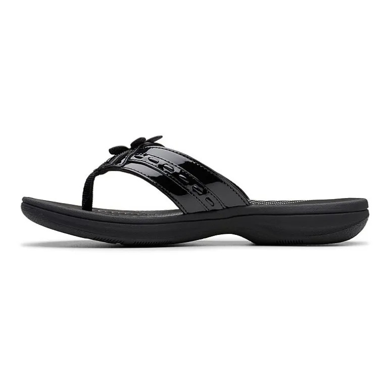 Clarks Cloudsteppers Womens Breeze Opal Flip-Flops