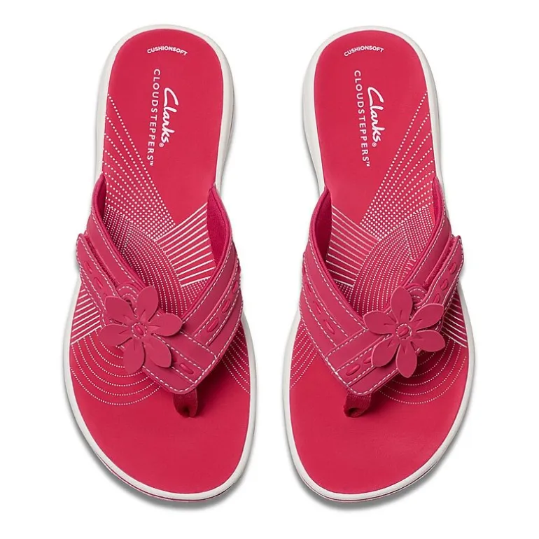 Clarks Cloudsteppers Womens Breeze Opal Flip-Flops