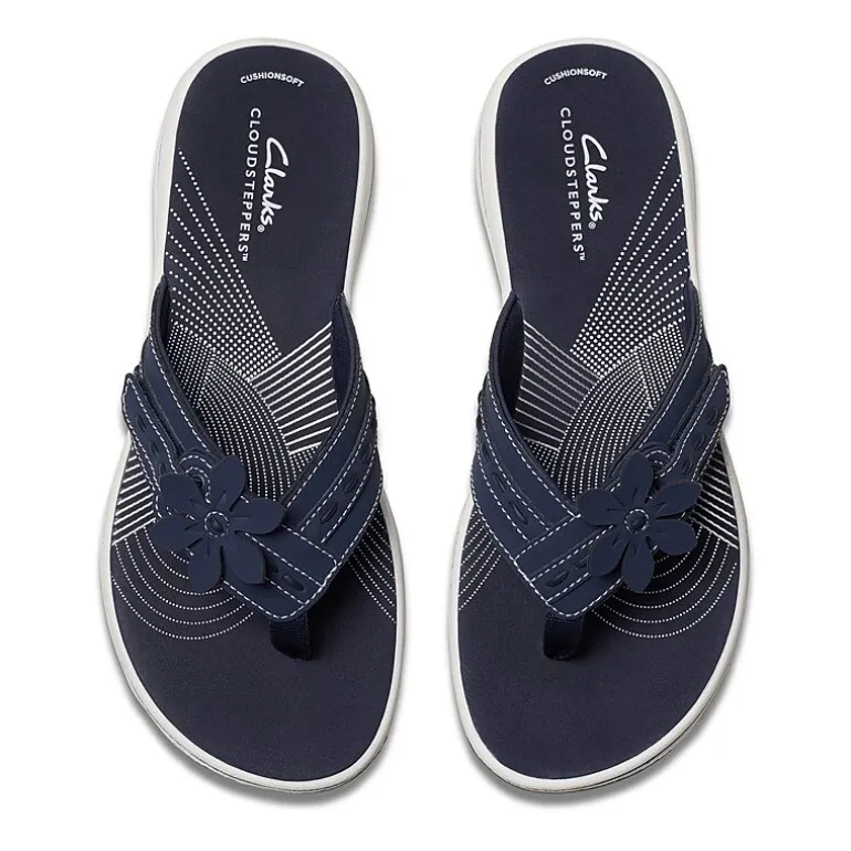 Clarks Cloudsteppers Womens Breeze Opal Flip-Flops