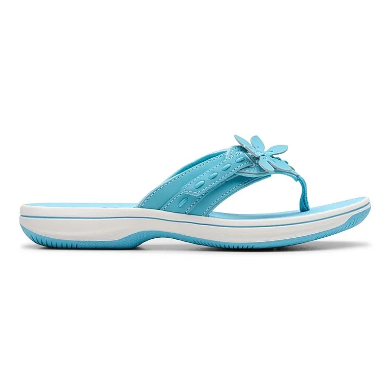 Clarks Cloudsteppers Womens Breeze Opal Flip-Flops