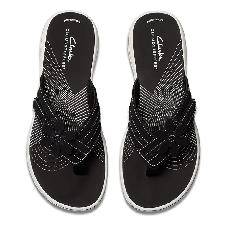 Clarks Cloudsteppers Womens Breeze Opal Flip-Flops