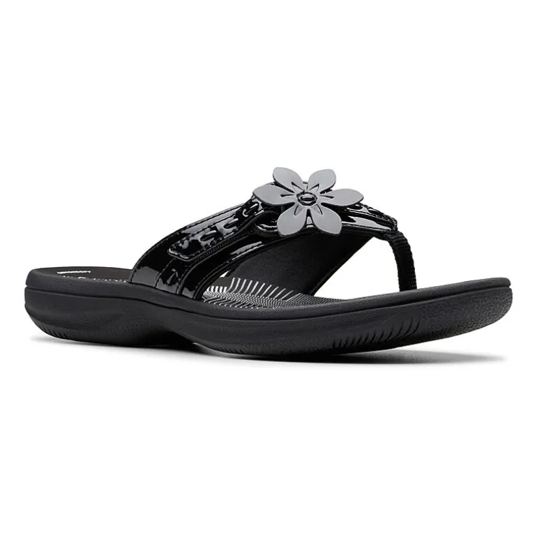 Clarks Cloudsteppers Womens Breeze Opal Flip-Flops