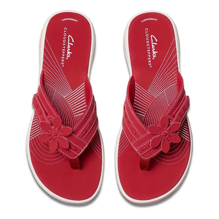 Clarks Cloudsteppers Womens Breeze Opal Flip-Flops