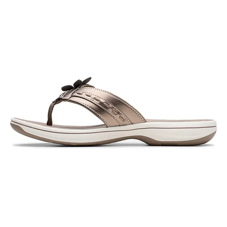 Clarks Cloudsteppers Womens Breeze Opal Flip-Flops