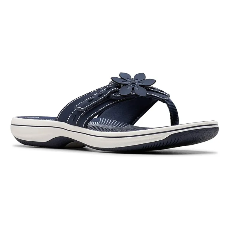 Clarks Cloudsteppers Womens Breeze Opal Flip-Flops