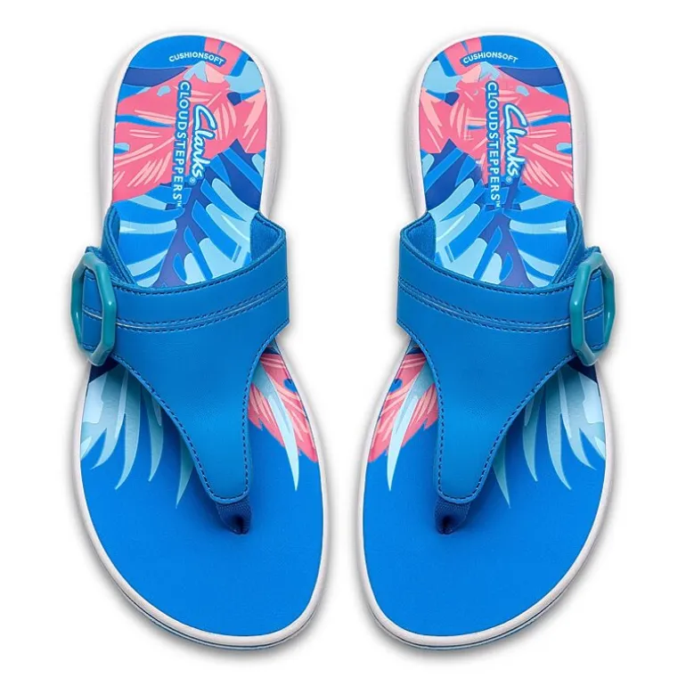 Clarks Cloudsteppers Womens Breeze Cove Flip-Flops