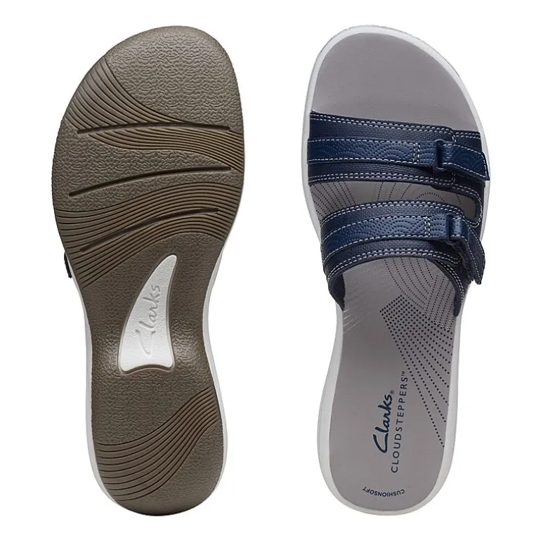 Clarks Cloudsteppers Womens Breeze Piper Slide Sandals