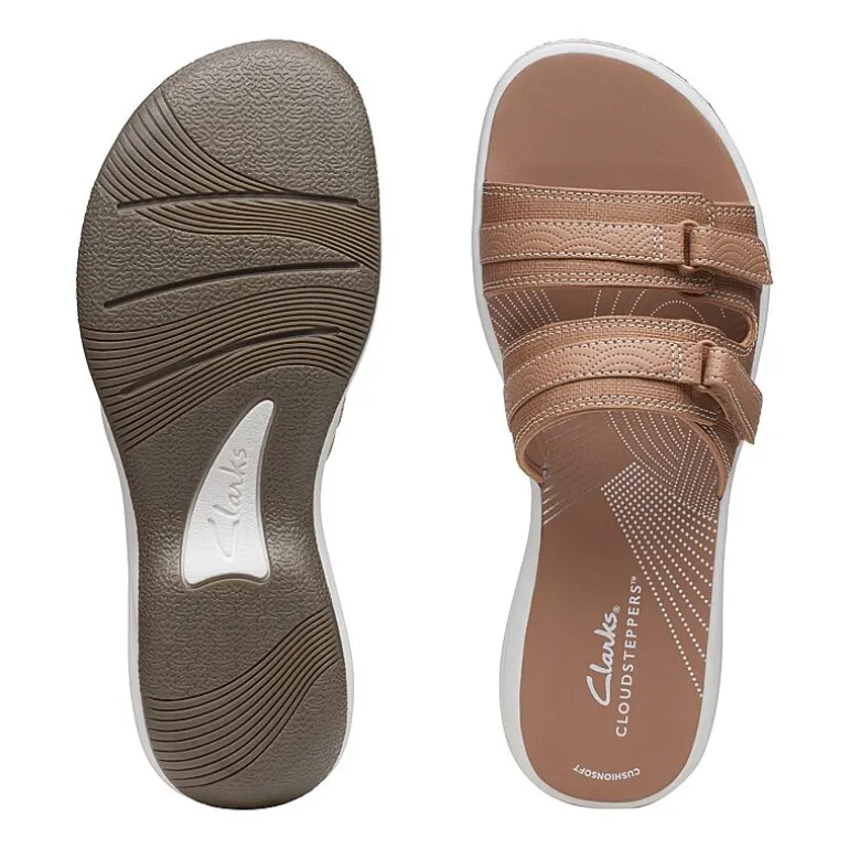 Clarks Cloudsteppers Womens Breeze Piper Slide Sandals