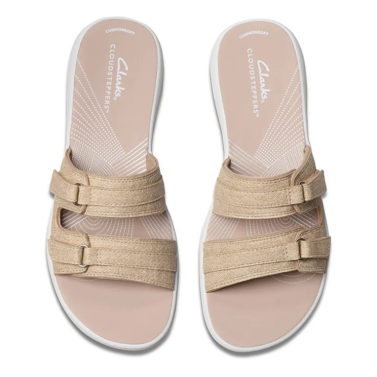 Clarks Cloudsteppers Womens Breeze Piper Slide Sandals