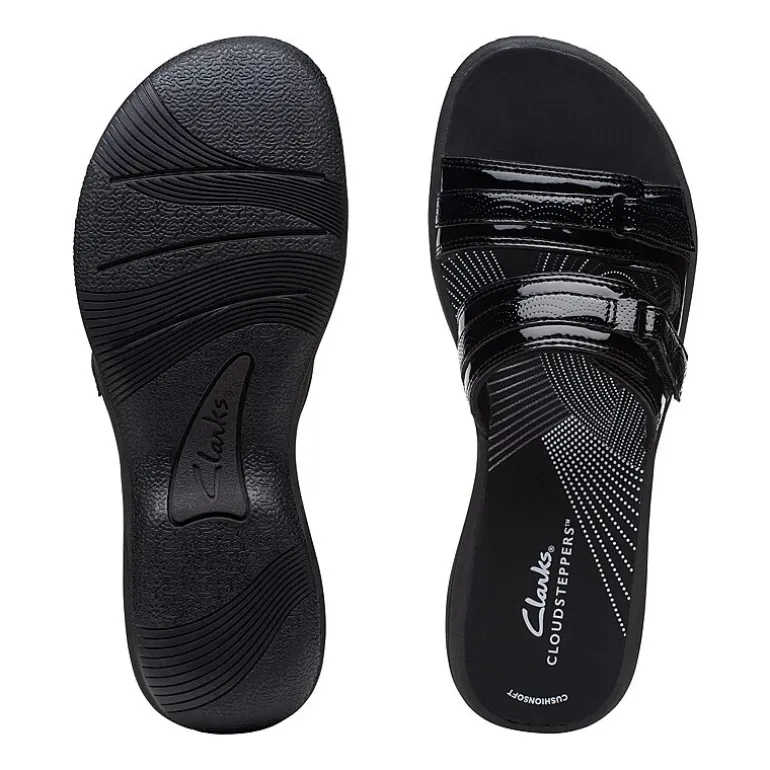 Clarks Cloudsteppers Womens Breeze Piper Slide Sandals