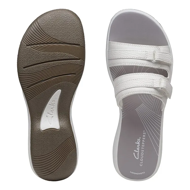 Clarks Cloudsteppers Womens Breeze Piper Slide Sandals