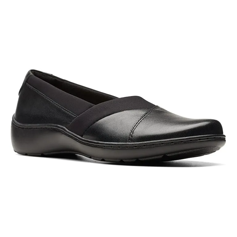Clarks Cora Charm Womens Round Closed Toe Slip-On Shoe
