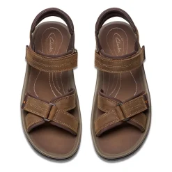 Clarks Mens Wesley Shore Adjustable Strap Flat Sandals