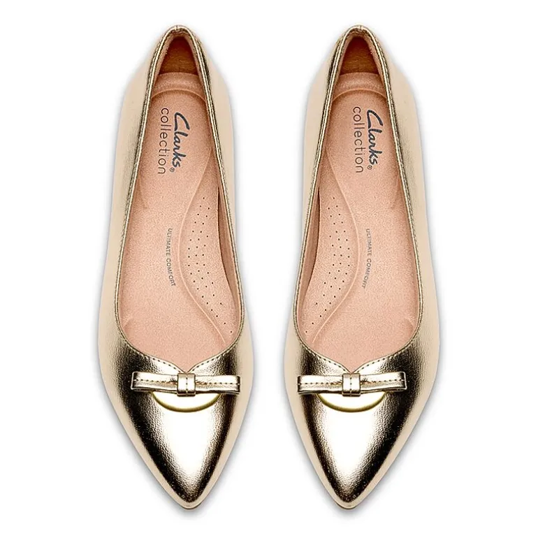 Clarks Natalyn Womens Pointed Closed Toe Ballet Flats