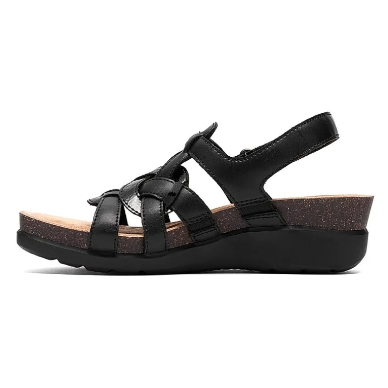 Clarks Womens Calenne Gracie Wedge Sandals