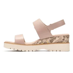 Clarks Womens Diaz Rose Wedge Sandals
