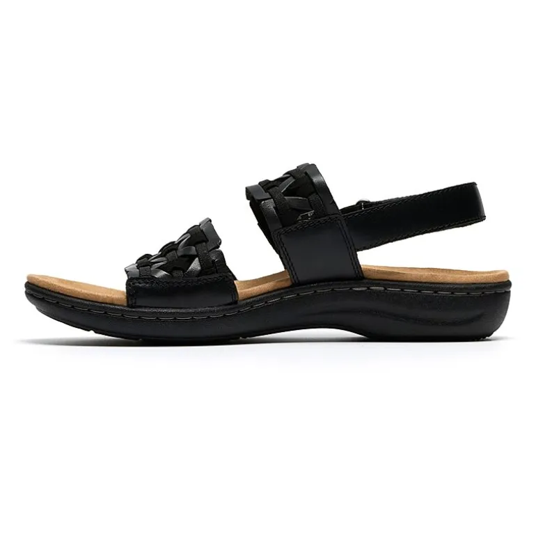 Clarks Womens Laurieann Lily Adjustable Strap Flat Sandals