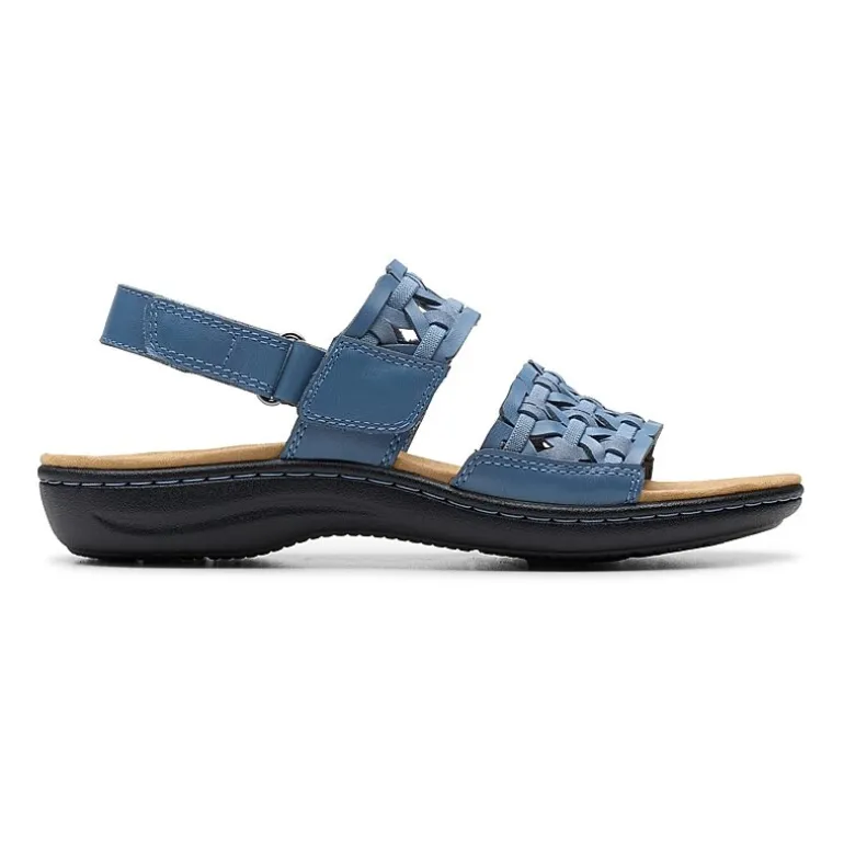 Clarks Womens Laurieann Lily Adjustable Strap Flat Sandals