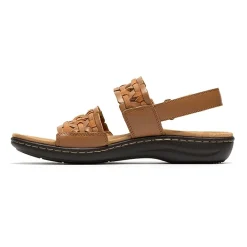 Clarks Womens Laurieann Lily Adjustable Strap Flat Sandals