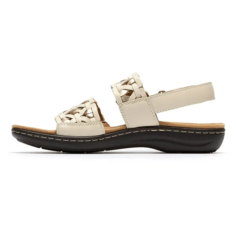 Clarks Womens Laurieann Lily Adjustable Strap Flat Sandals