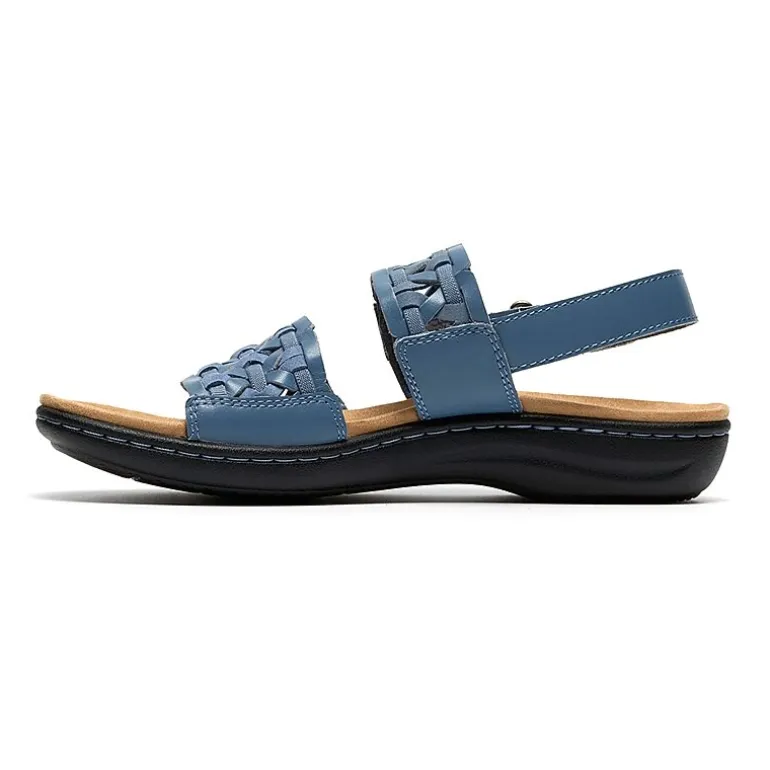 Clarks Womens Laurieann Lily Adjustable Strap Flat Sandals