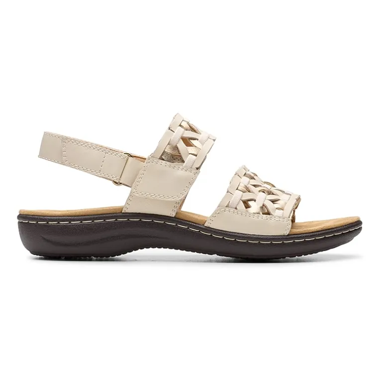 Clarks Womens Laurieann Lily Adjustable Strap Flat Sandals