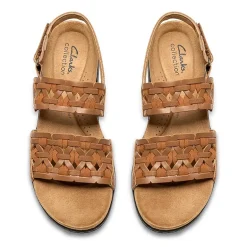 Clarks Womens Laurieann Lily Adjustable Strap Flat Sandals