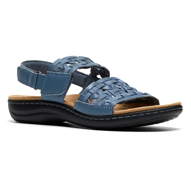 Clarks Womens Laurieann Lily Adjustable Strap Flat Sandals