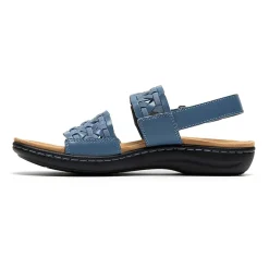 Clarks Womens Laurieann Lily Adjustable Strap Flat Sandals