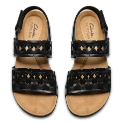 Clarks Womens Laurieann Lily Adjustable Strap Flat Sandals