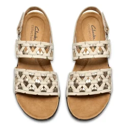 Clarks Womens Laurieann Lily Adjustable Strap Flat Sandals