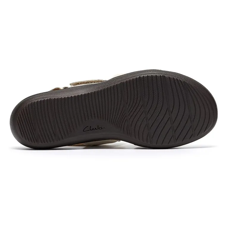 Clarks Womens Laurieann Lily Adjustable Strap Flat Sandals