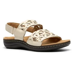 Clarks Womens Laurieann Lily Adjustable Strap Flat Sandals