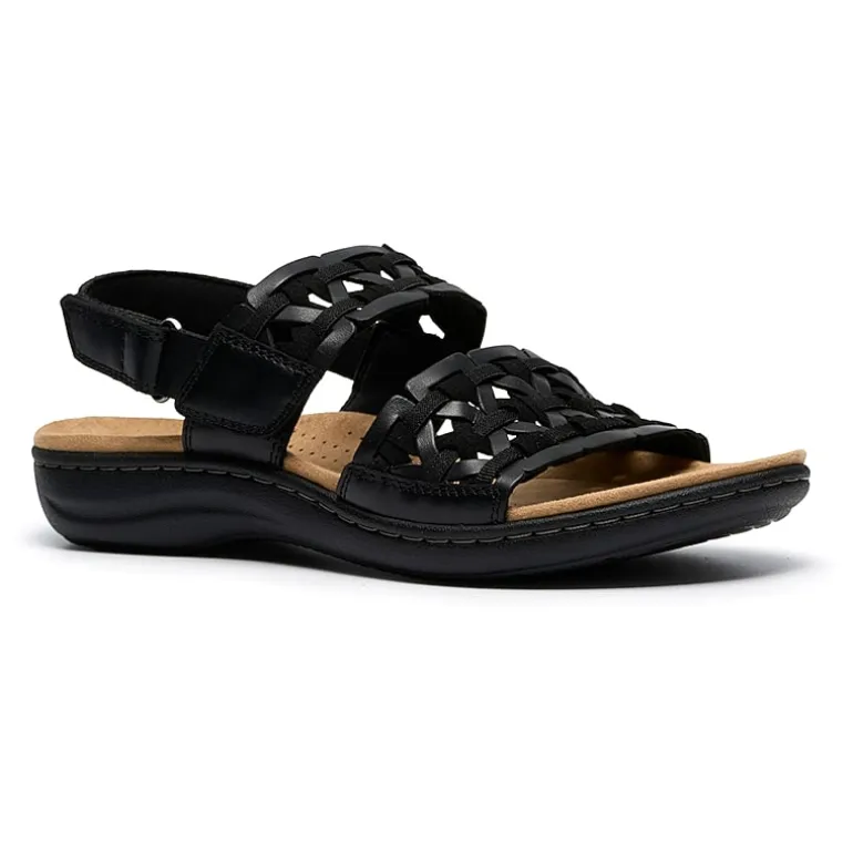 Clarks Womens Laurieann Lily Adjustable Strap Flat Sandals