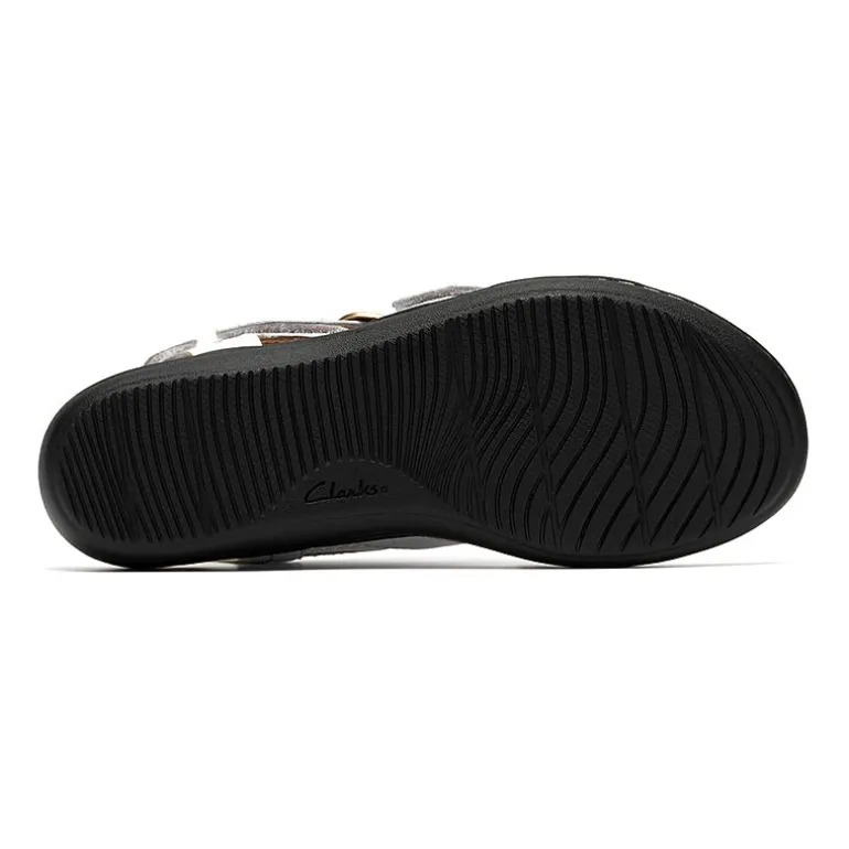 Clarks Womens Laurieann Mae Adjustable Strap Flat Sandals