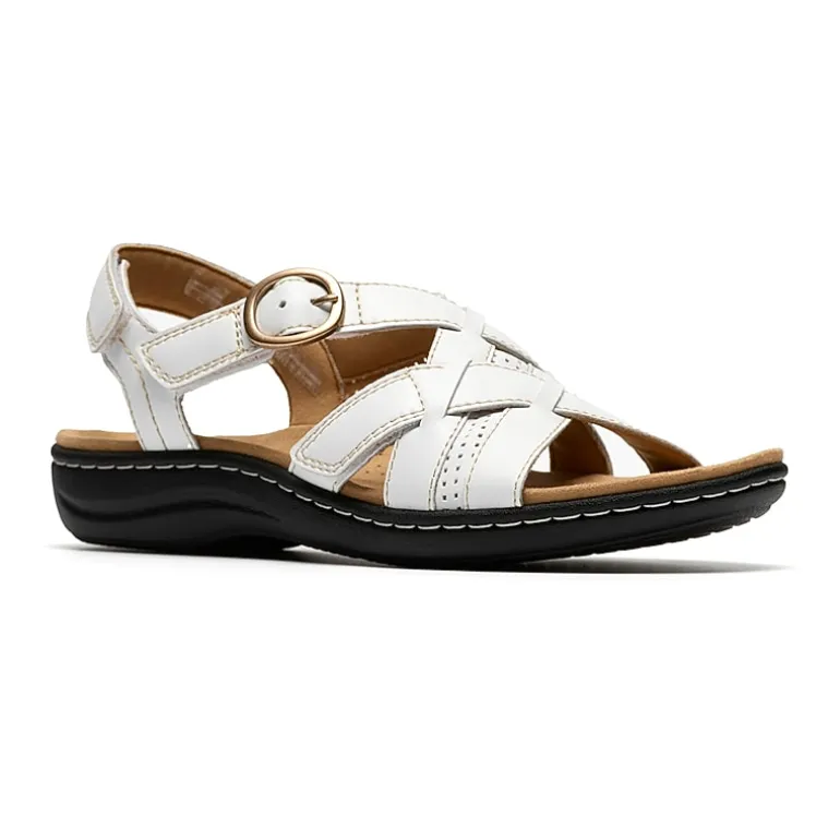 Clarks Womens Laurieann Mae Adjustable Strap Flat Sandals
