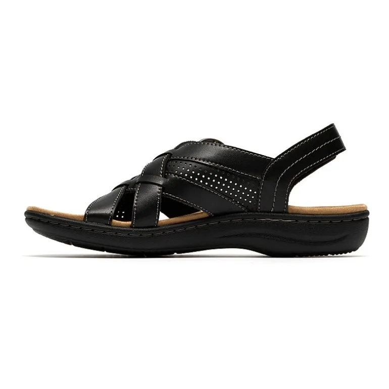 Clarks Womens Laurieann Mae Adjustable Strap Flat Sandals