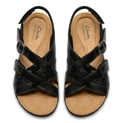 Clarks Womens Laurieann Mae Adjustable Strap Flat Sandals