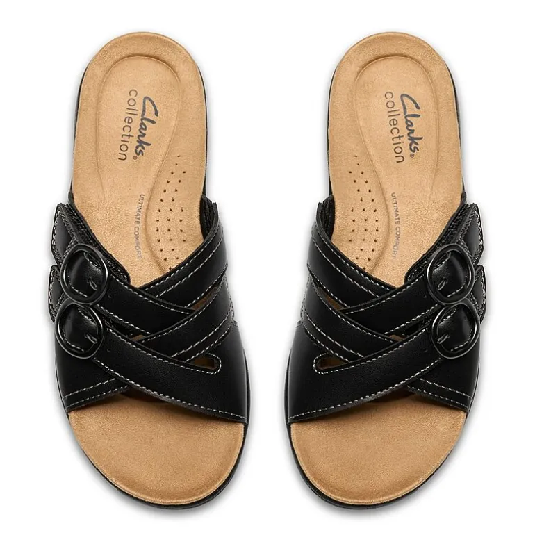 Clarks Womens Laurieann Opal Flat Sandals