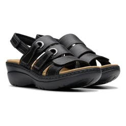 Clarks Womens Merliah Bali Wedge Sandals