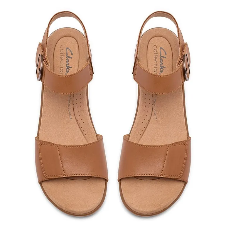 Clarks Womens Strap Sandals