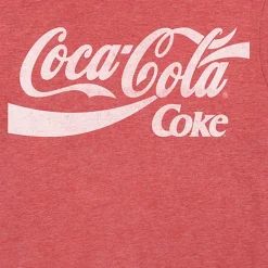 Classic Coca Cola Mens Crew Neck Short Sleeve Regular Fit Graphic T-Shirt