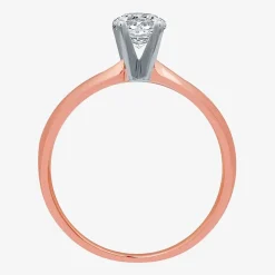 Classic Collection 1/2 CT. Lab-Grown (G / SI1-SI2) Diamond Round Solitaire Engagement Ring in 10K or 14K Gold