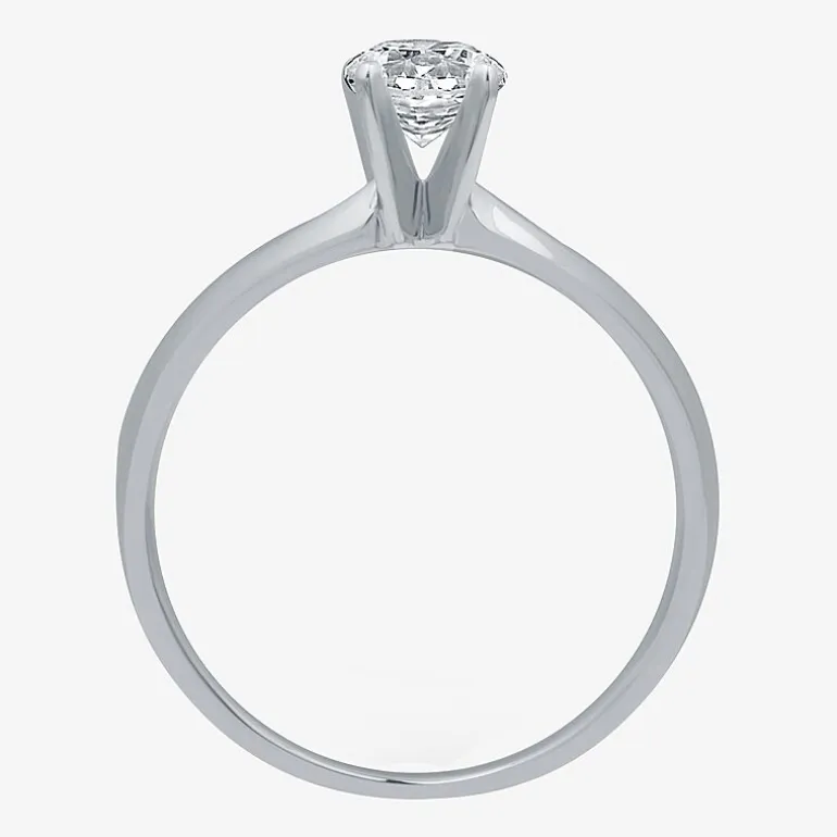 Classic Collection 1/2 CT. Lab-Grown (G / SI1-SI2) Diamond Round Solitaire Engagement Ring in 10K or 14K Gold