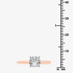 Classic Collection 1 CT. Natural Diamond Round Solitaire Engagement Ring in 10K Gold